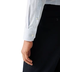 Slim-Fit Elevated Piqué Check Shirt