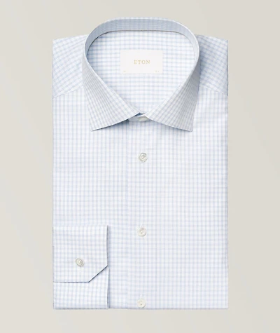Slim-Fit Elevated Piqué Check Shirt