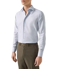 Contemporary-Fit Herringbone Dress Shirt
