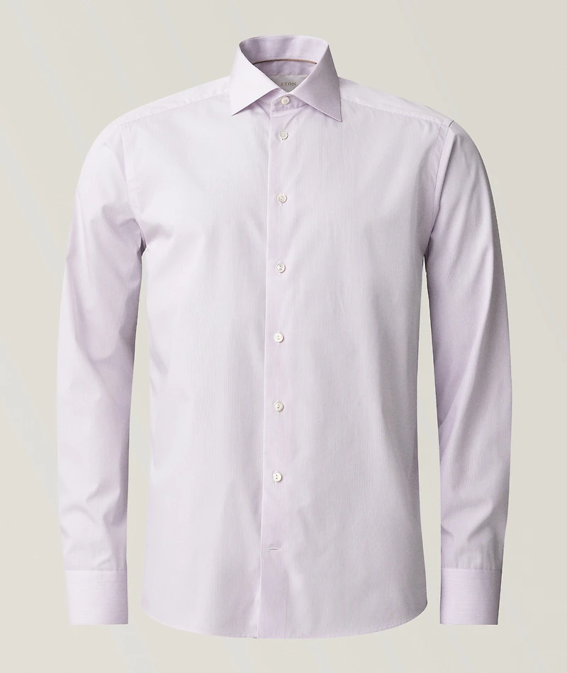 Contemporary-Fit Elevated Stripe Dress Shirt
