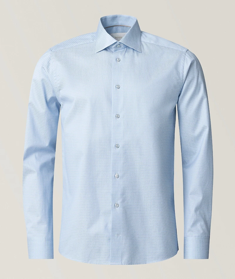 Contemporary-Fit Elevated Piqué Dress Shirt