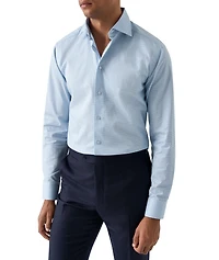 Contemporary-Fit Elevated Piqué Dress Shirt