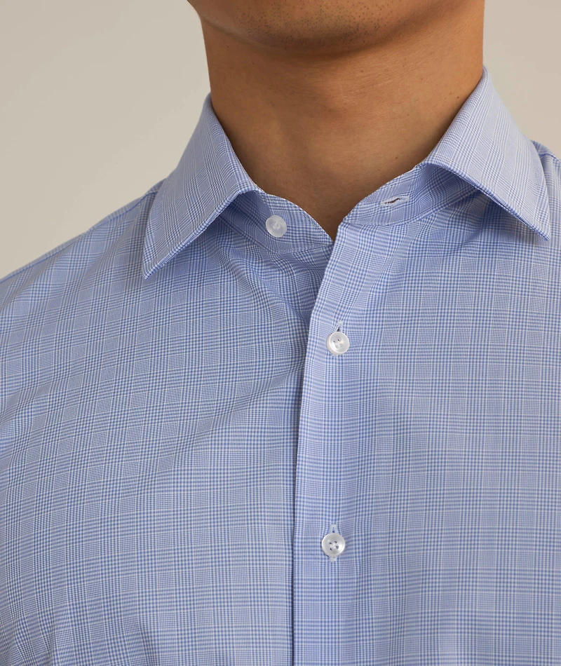 Plaid Cotton Dress Shirt