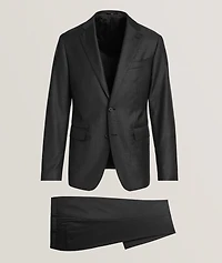 Sharkskin Virgin Wool Suit