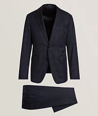 Plaid Virgin Wool Suit