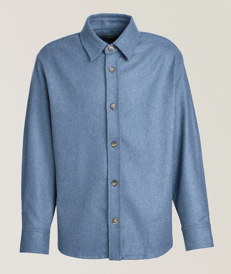 Bobby Virgin Wool-Blend Overshirt
