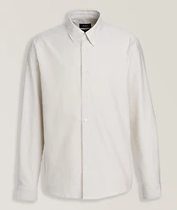 Striped Organic Cotton Oxford Shirt
