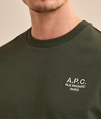 Embroidered Logo Cotton T-Shirt