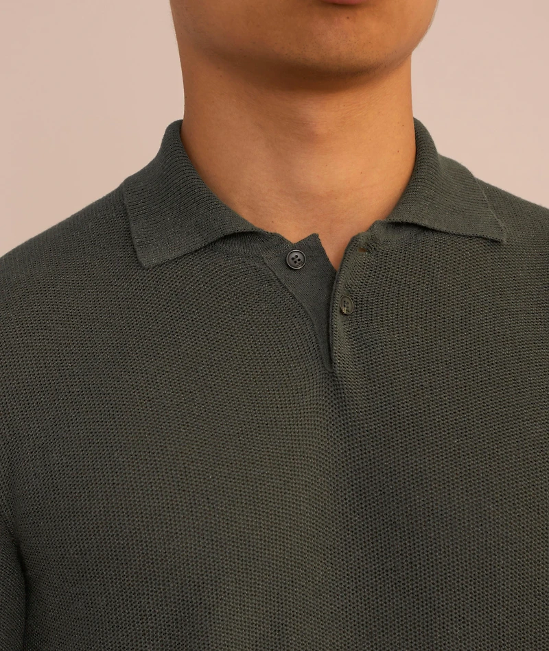 Jay Viscose-Linen Polo