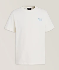Embroidered Logo Cotton T-Shirt