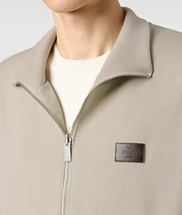 Reversible Scritto Wool Tracksuit Jacket