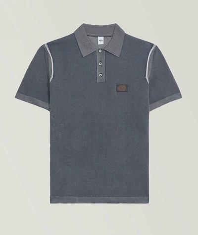 Light Shadow Cotton-Silk Polo