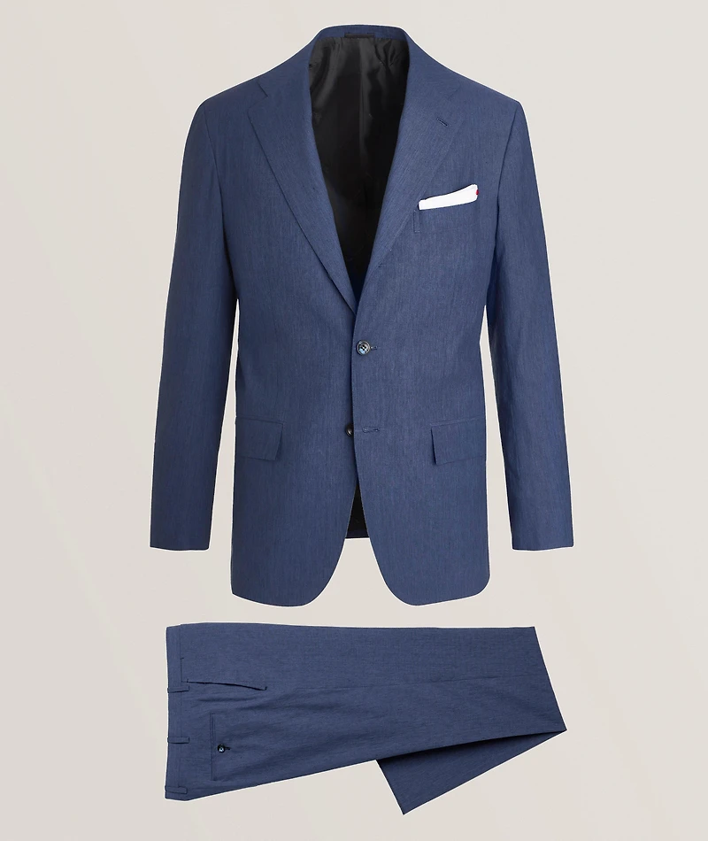 Stretch Linen-Cotton Suit