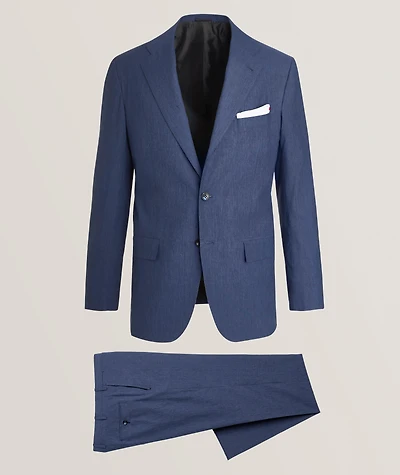 Stretch Linen-Cotton Suit