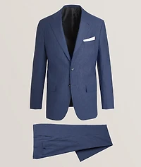 Stretch Linen-Cotton Suit