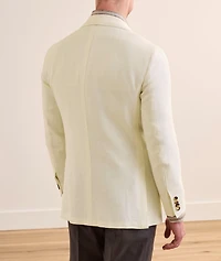 Linen-Silk-Cotton Twill Sport Jacket