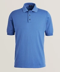 Cotton Knit Polo