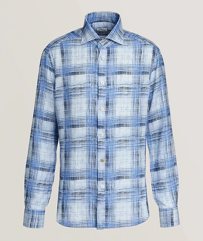 Plaid Linen Shirt