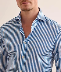 Watercolour Stripe Cotton Shirt