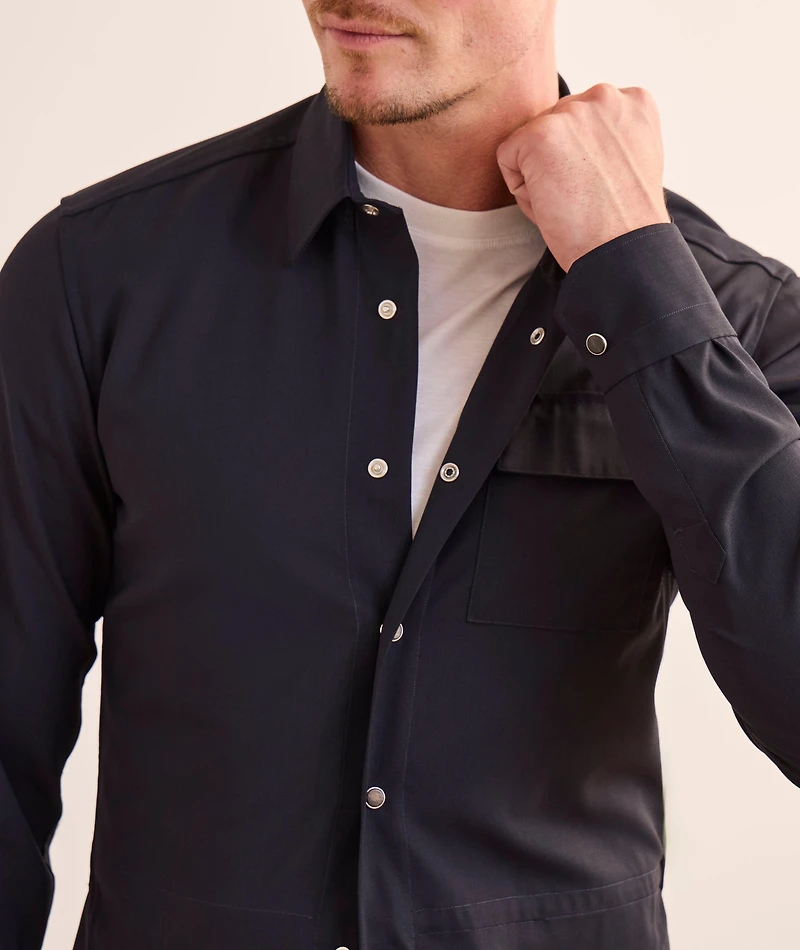 Virgin Wool Overshirt