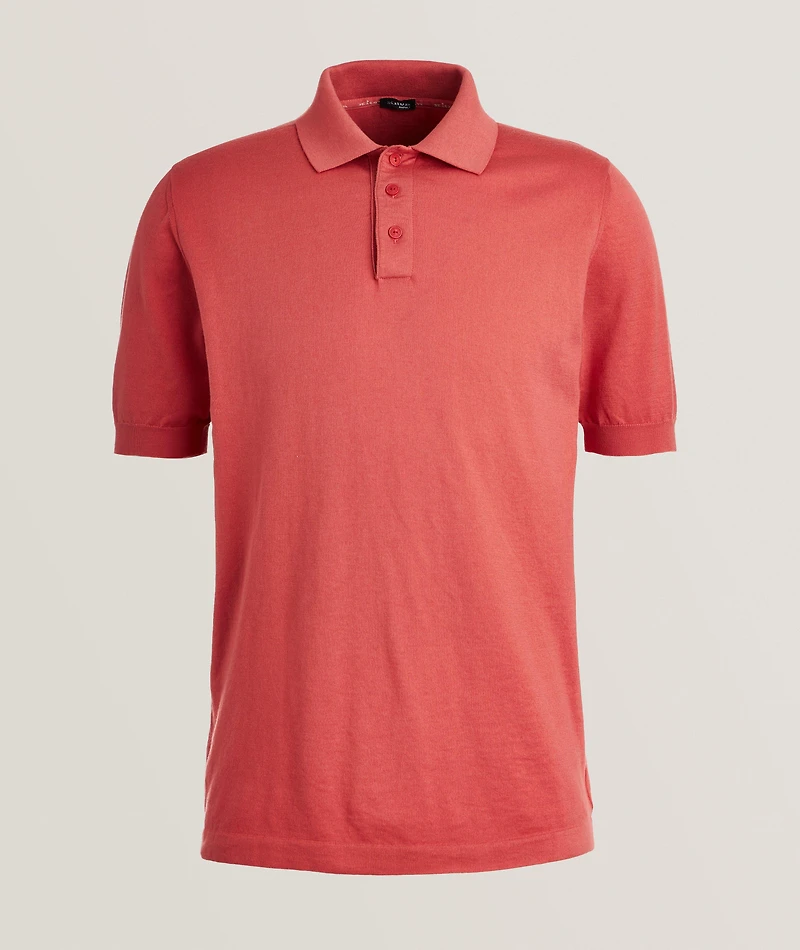Cotton Knit Polo