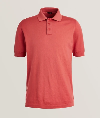 Cotton Knit Polo