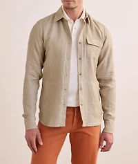 Linen-Silk-Cotton Overshirt
