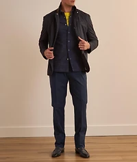 Mélange Checked Wool-Blend Overshirt