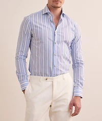 Large Stripe Cotton Shirt