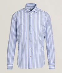 Large Stripe Cotton Shirt