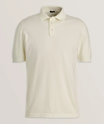 Cotton Knit Polo