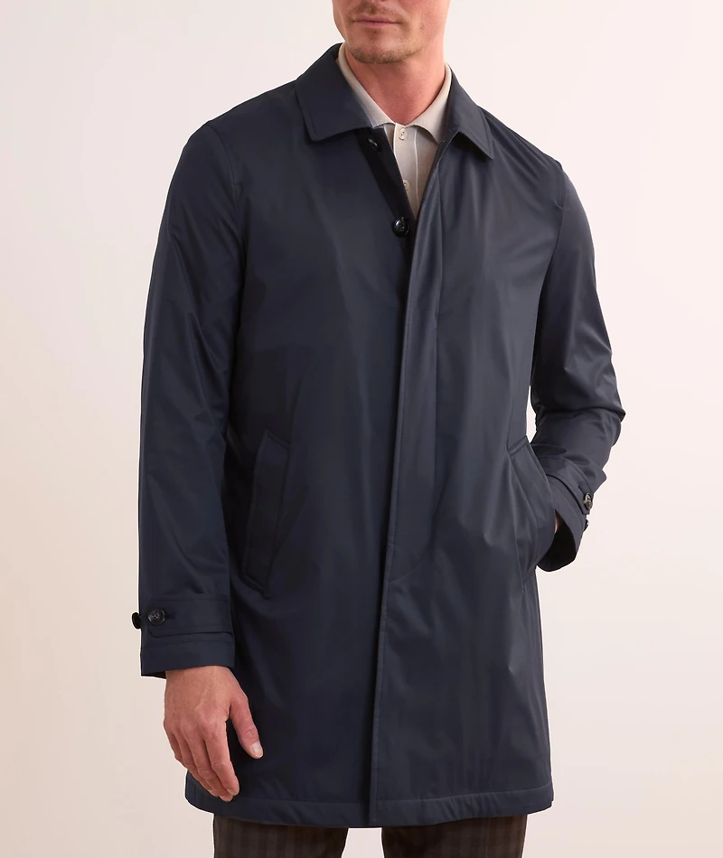 Single-Breasted Raincoat