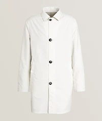 Reversible Linen-Nylon Raincoat