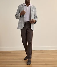 Plaid Wool-Blend Sport Jacket