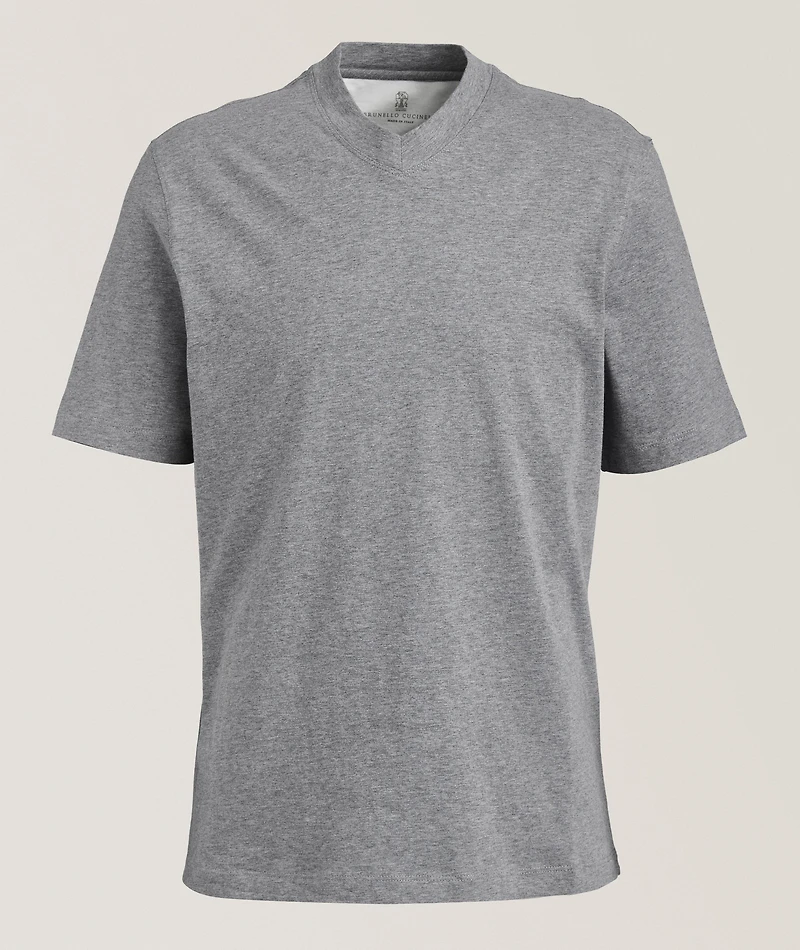 V-Neck Cotton T-Shirt