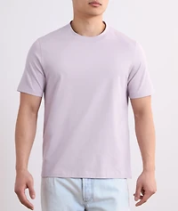 Silk-Cotton Crewneck T-Shirt
