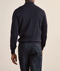 Cashmere-Silk Full-Zip Cardigan