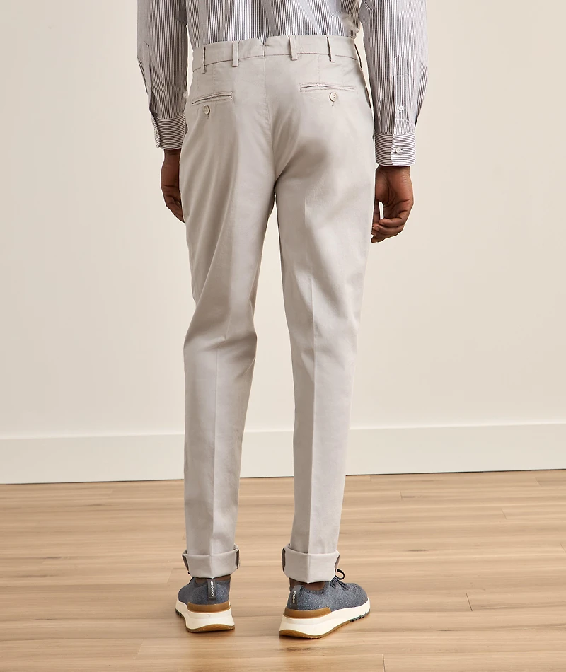 Italian-Fit Flat Front Pants