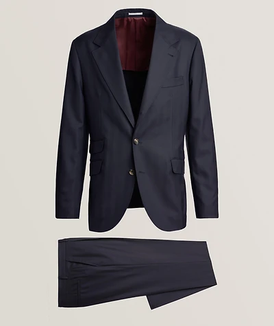 Single-Breasted Virgin Wool Suit