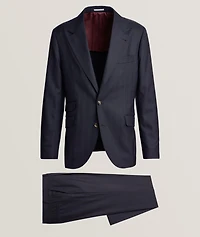 Single-Breasted Virgin Wool Suit