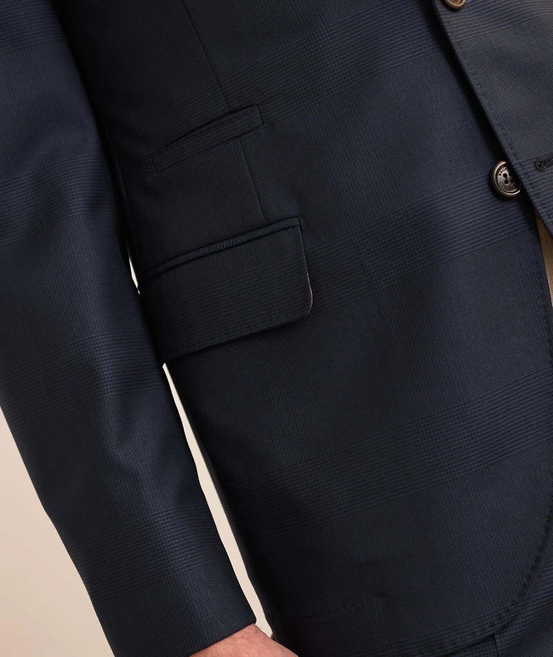 Tonal Plaid Virgin Wool Suit
