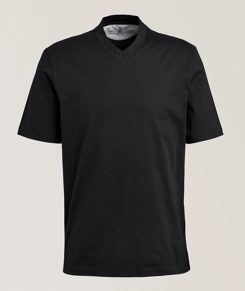 Cotton V-Neck T-Shirt
