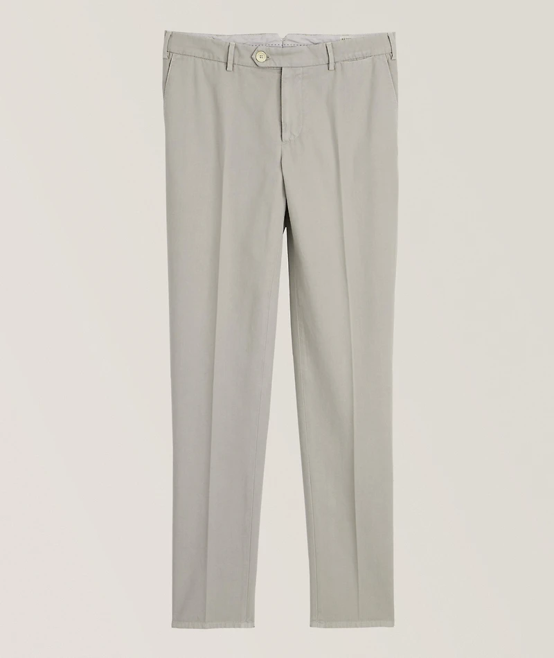 Italian-Fit Cotton Chino Pants