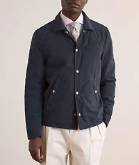 Nylon Padded Shirt Jacket