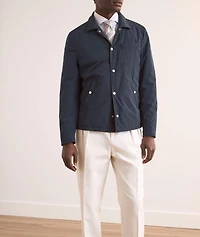 Nylon Padded Shirt Jacket