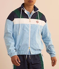Pinstripe Track Jacket