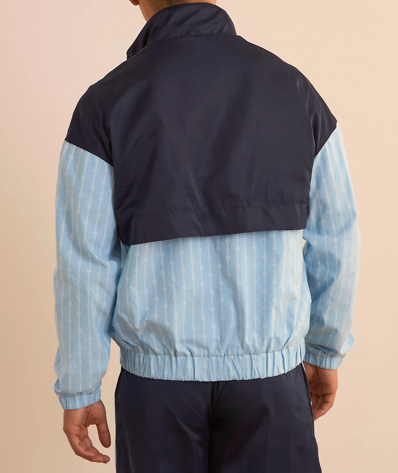 Pinstripe Track Jacket