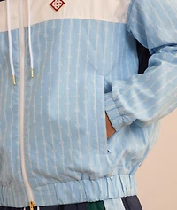 Pinstripe Track Jacket
