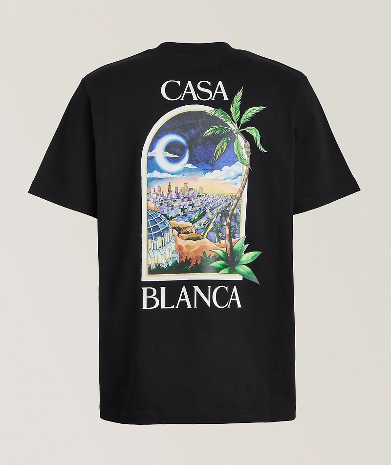 LA Nights Cotton Crewneck T-Shirt