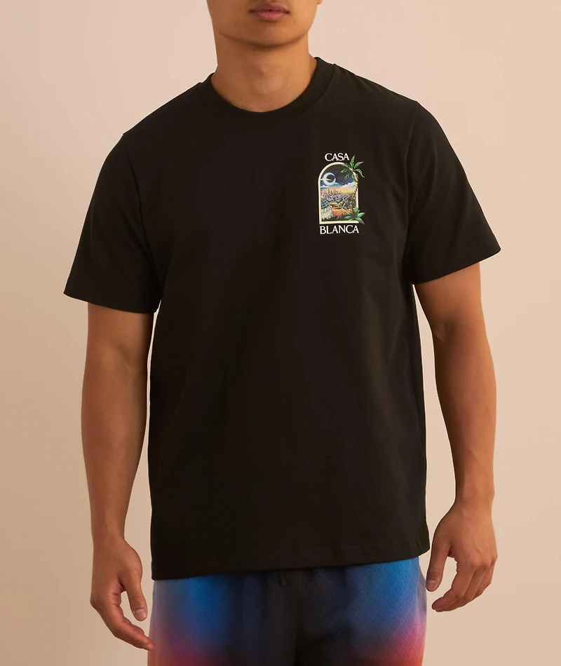 LA Nights Cotton Crewneck T-Shirt